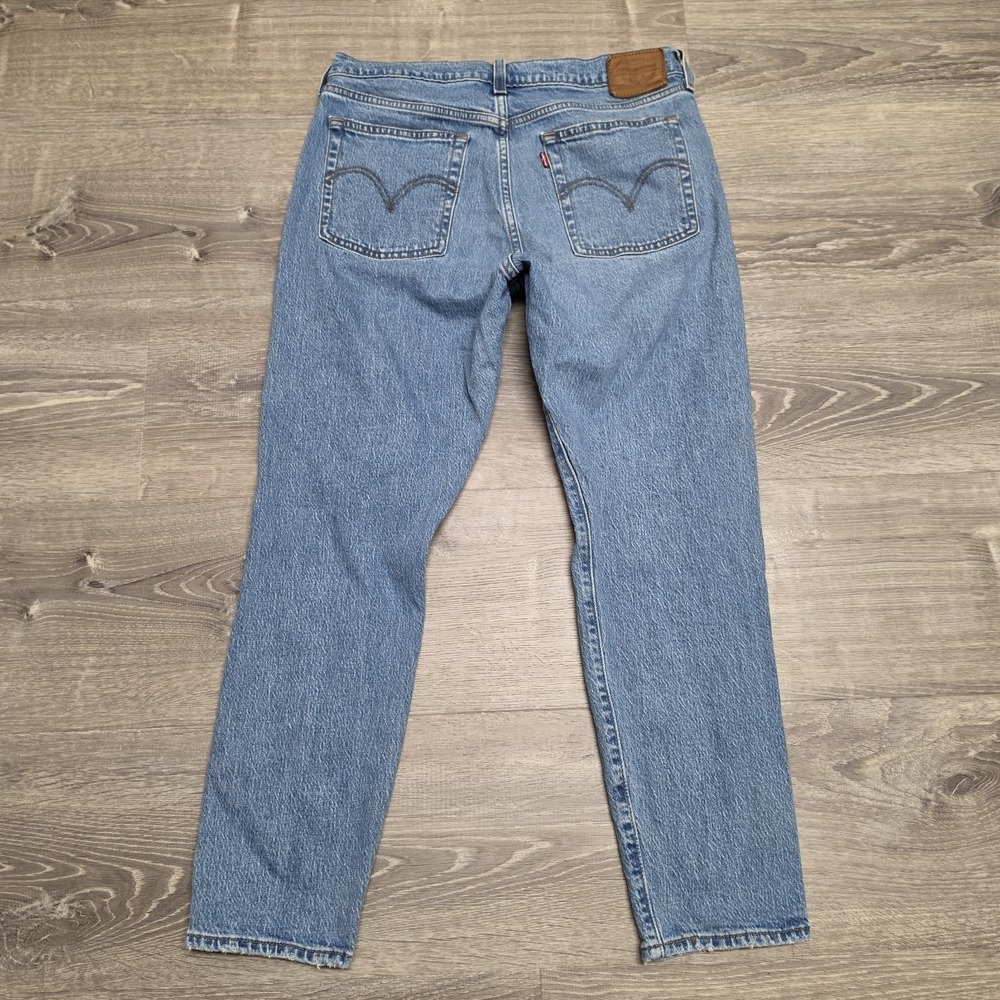 Levi's Premium Wedgie Jeans Women's 31 Distressed Ripped High Rise 31x27 - Picture 9 of 16